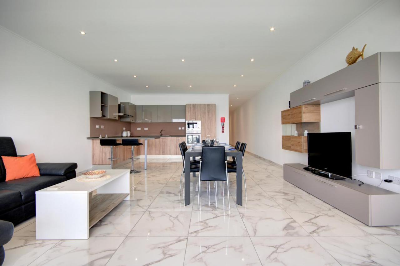 Beachfront Pretty Holiday Home المليحة المظهر الخارجي الصورة