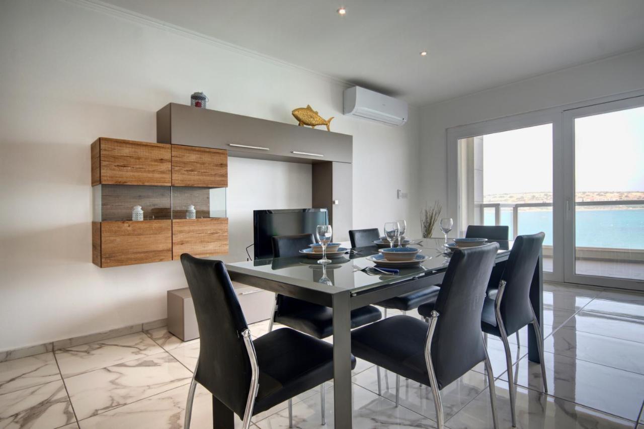 Beachfront Pretty Holiday Home المليحة المظهر الخارجي الصورة