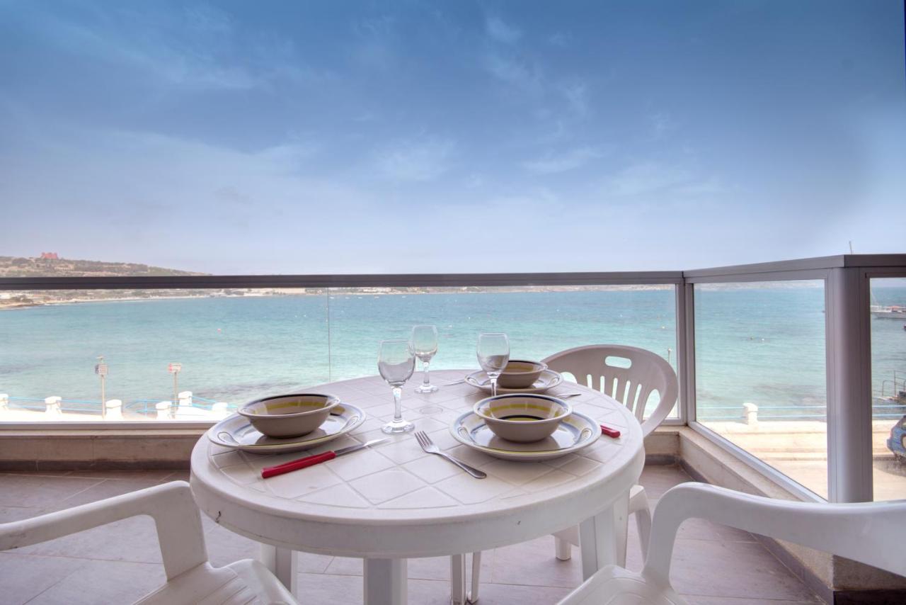 Beachfront Pretty Holiday Home المليحة المظهر الخارجي الصورة